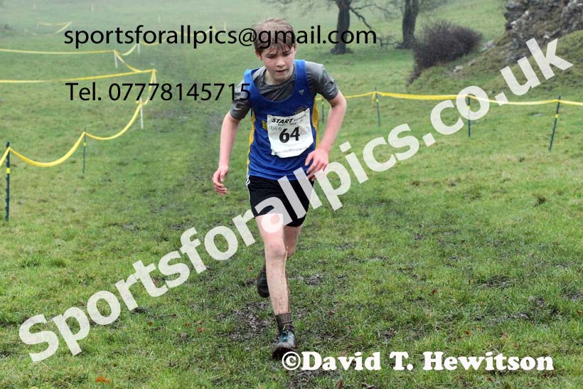 Boys under-15s, NECAA Junior Cross Country Relays, Thornley Farm, Peterlee, Saturday, December 12th. Photo: David T. Hewitson/Sports for All Pics
